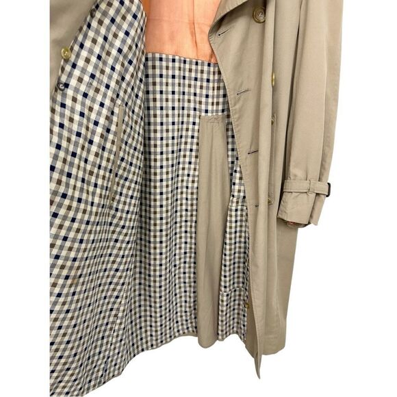 Aquascutum Aqua 5 Trench Coat Size 40 - Picture 6 of 12
